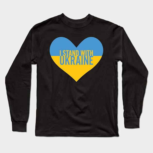 I Stand With Ukraine Long Sleeve T-Shirt by sparkling-in-silence